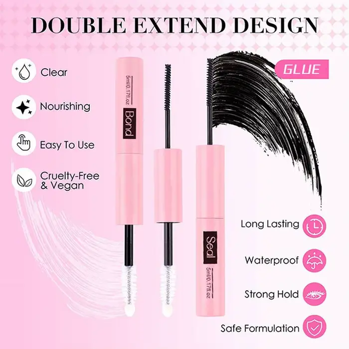 Colle pour faux cils, séchage rapide