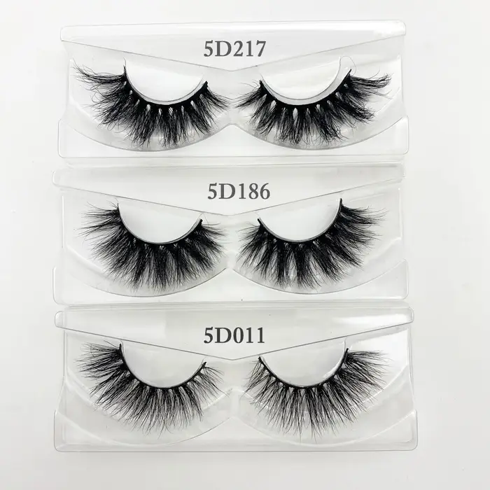 Cils en gros 20/40/50/100 pièces 5D cils de vison cils de vison naturels en gros faux cils maquillag