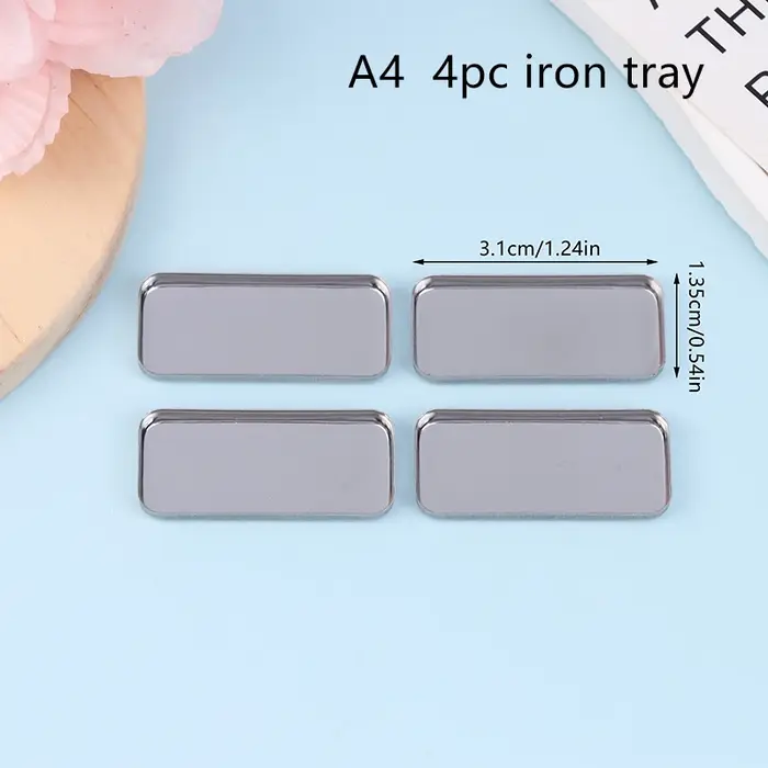 1/2/3/4/6 pièces poêles de fard à paupières vides Palettes de maquillage Palette carrée vide étuis en aluminium casseroles pour poudre