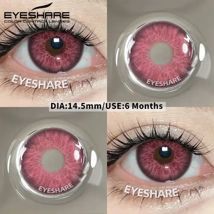 EYESHARE 2025 nouveau agrandir les yeux lentilles de Contact colorées rose oeil cosmétique beauté élèves colorés