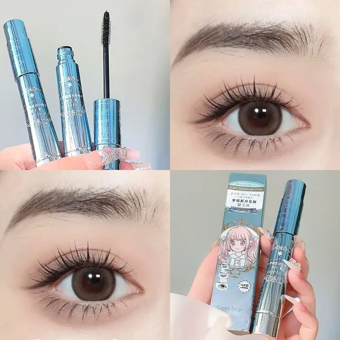 L'étui à mascara à base de fibres est imperméable, fin et long, pas facile à tacher et à allonger. C