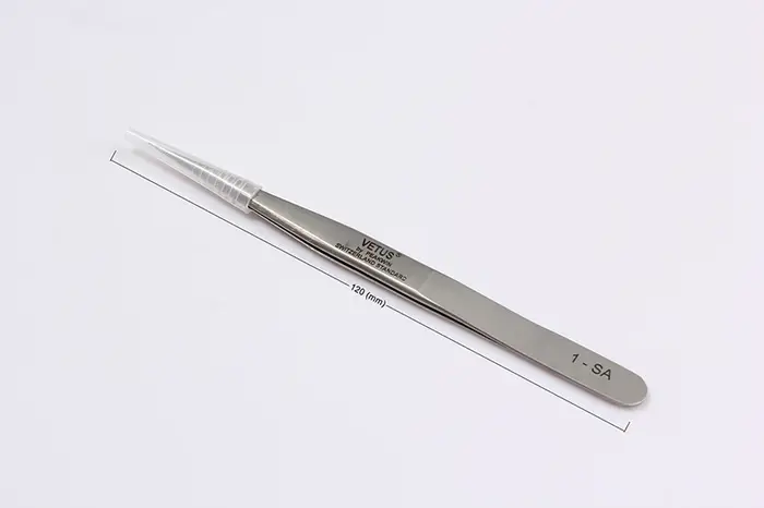 Vetus SA Series – pinces à cils en acier inoxydable pour extensions de cils, outils de maquillage pr
