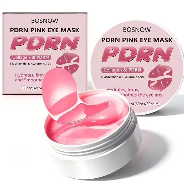 60 Patchs Oculaires en Gel Pn Pink, Patchs sous les Yeux - Hydratation Profonde, pour une Apparence 