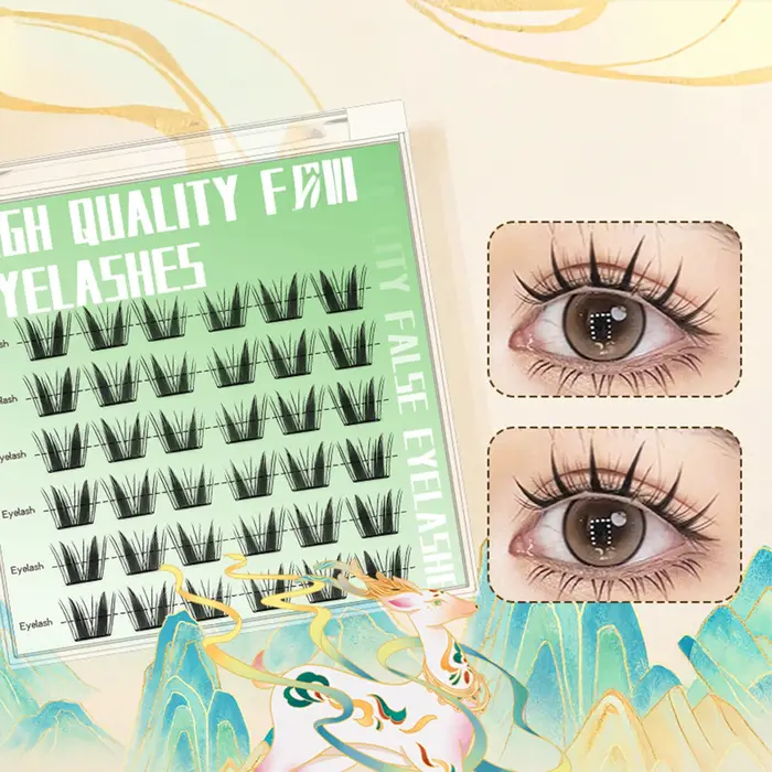 Faux-cils individuels sans colle