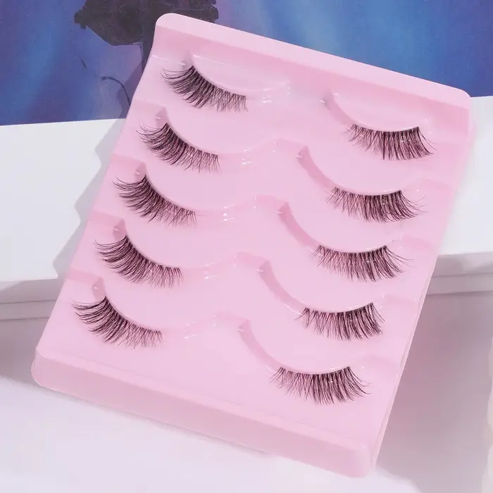 MAGEFY 5 paires demi faux cils Manga