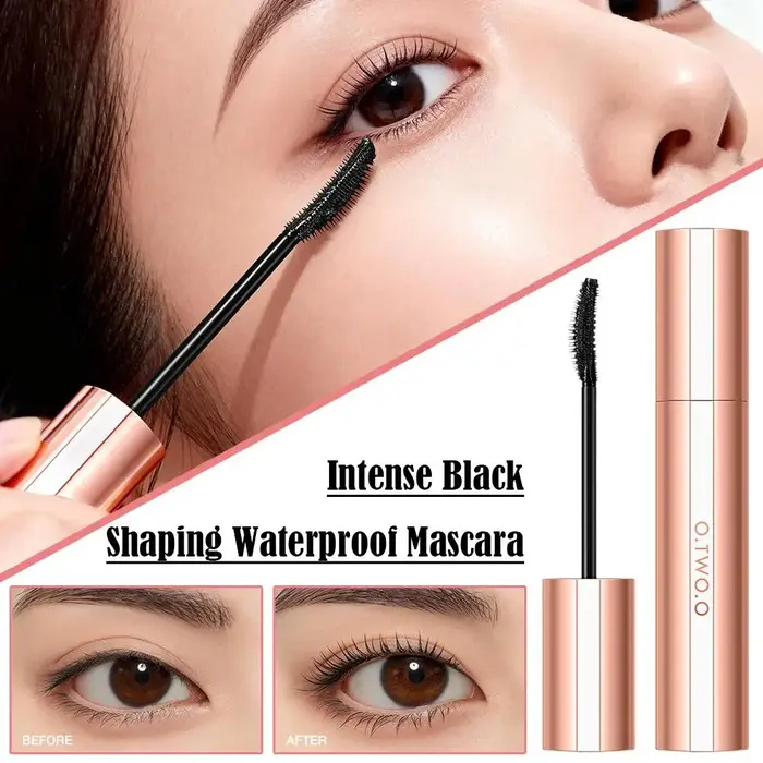 Mascara noir longue tenue, volume intense et allongeant, waterproof, anti-bavures, séchage rapide, sans grumeaux, effet recourbant pour un look audacieux