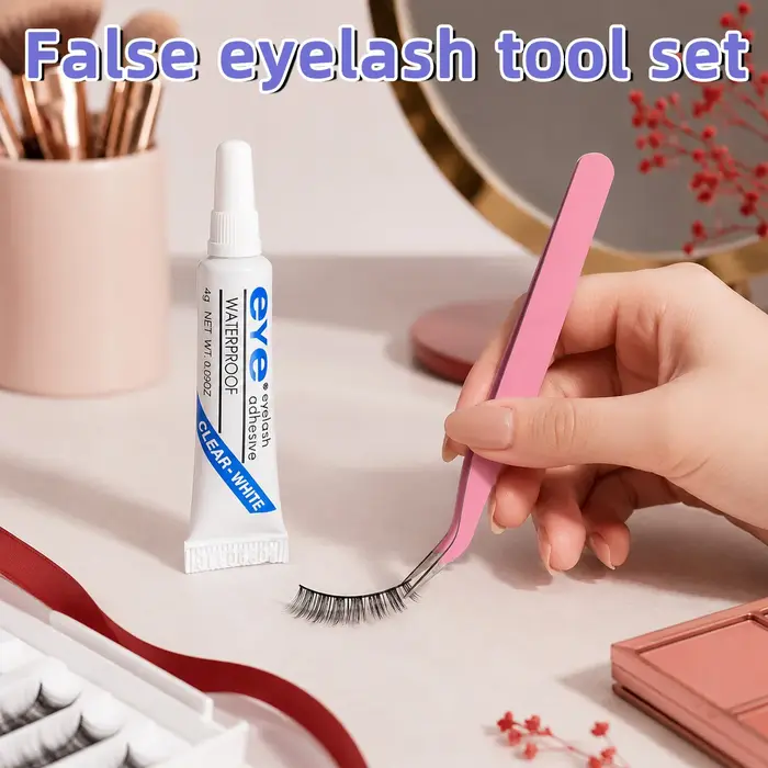 Colle pour faux cils, adhésif imperméable et longue durée