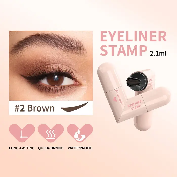 Crayon Eyeliner, tampon Eyeliner intégré