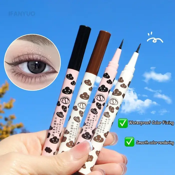 Stylo Eyeliner Liquide Effet Ver à Soie 0