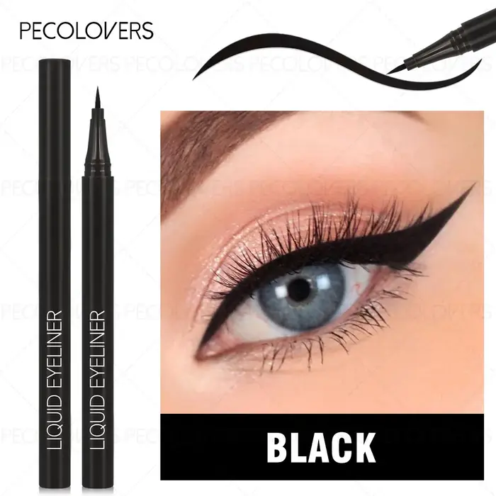 Stylo Eyeliner liquide noir, imperméable, hautement pigmenté, facile à colorer, pour toutes les form