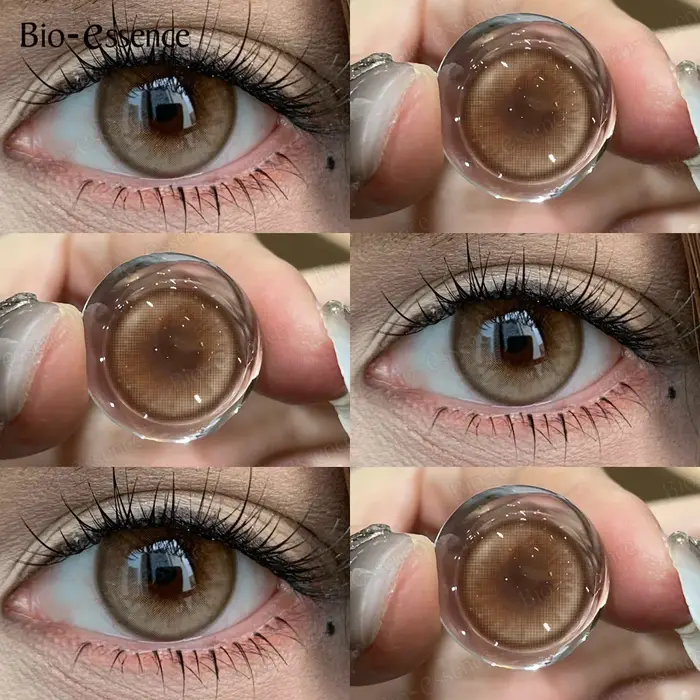 Bio-essence – lentilles de contact de couleur bleue pour les yeux