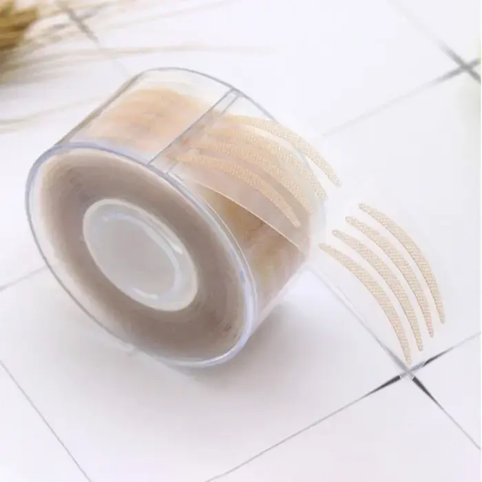600 pièces autocollant de bande de paupière Invisible Double pli paupière dentelle bande de cils auto-adhésif cils outils cils Patch maquillage
