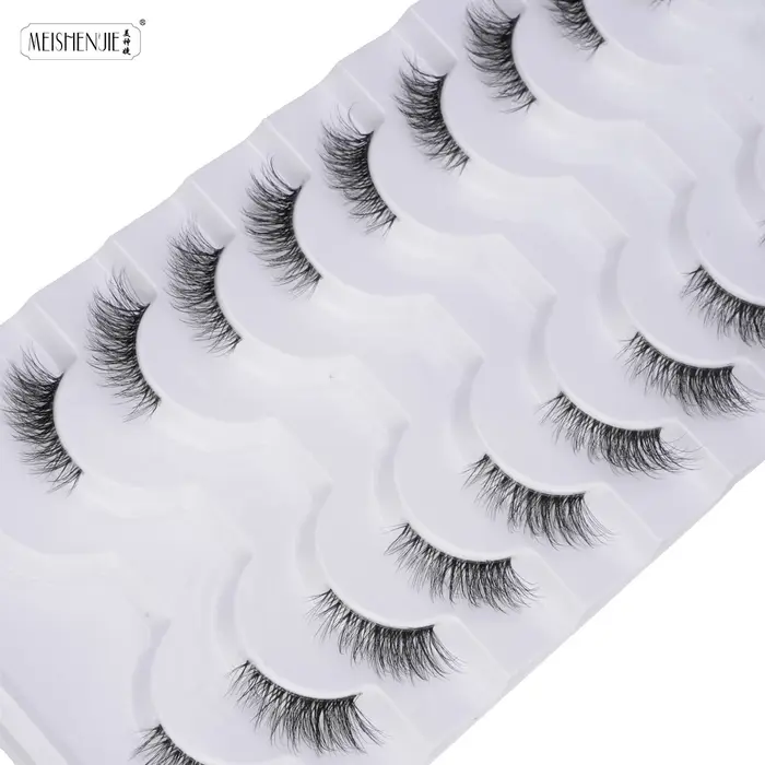 Faux cils 3/6/10 paires demi-cils chat