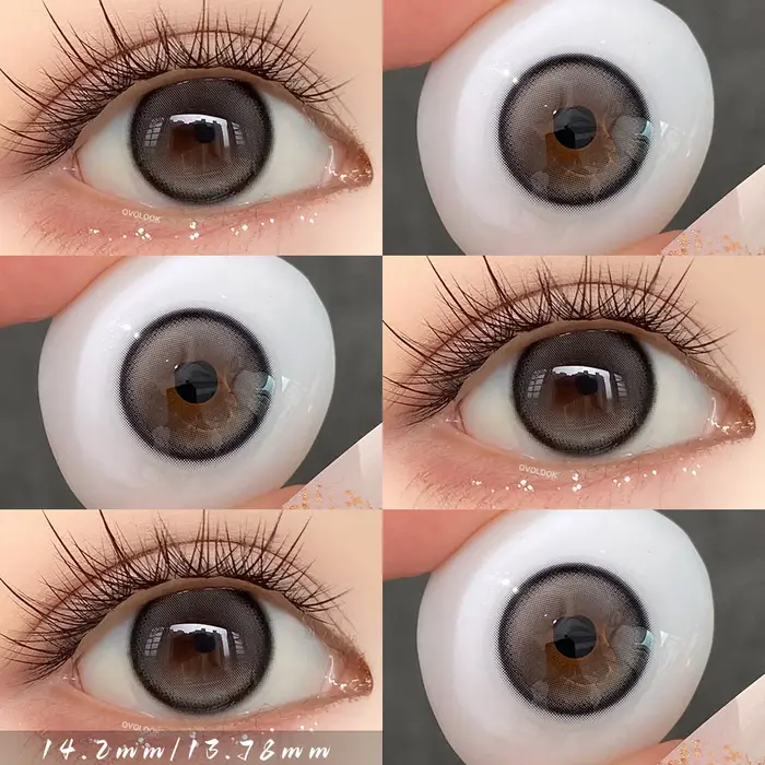 Nouveau 1 paire de lentilles de Contact colorées pour myopie pour les yeux