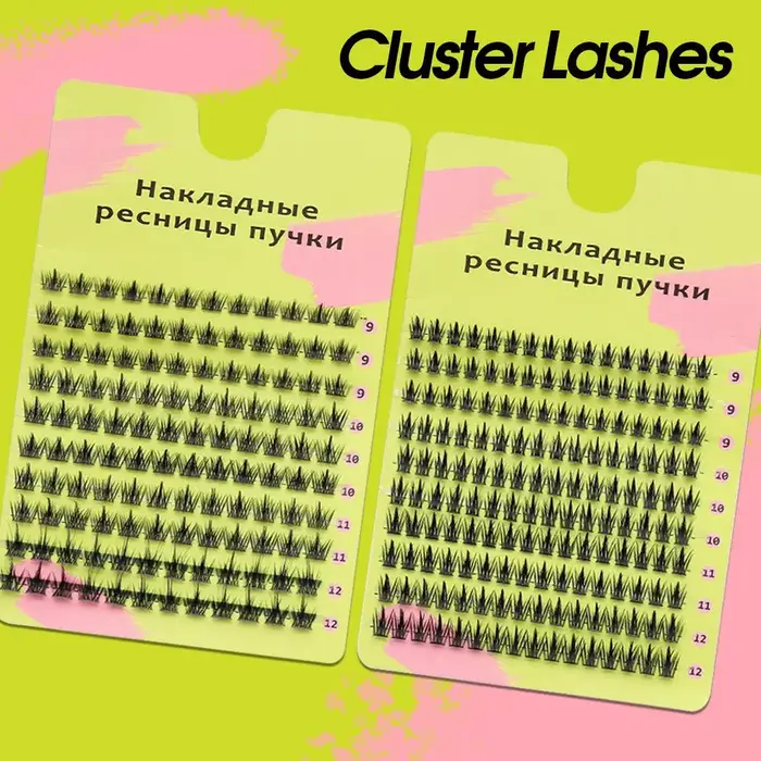 Faux-cils épais à 10 rangées