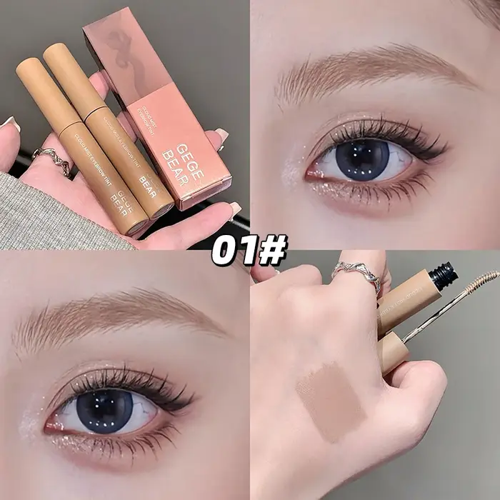 Rehausseur de teinture de sourcils rose brumeux
