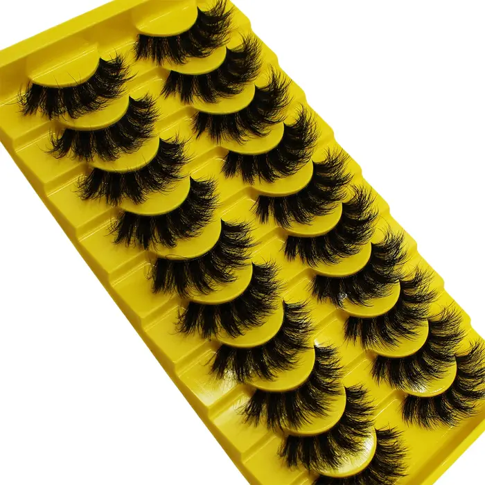 Faux cils moelleux russes