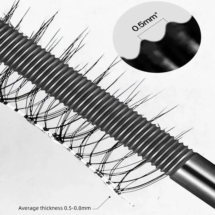 InjFiber-Mascara imperméable à l'eau pour cils en fer