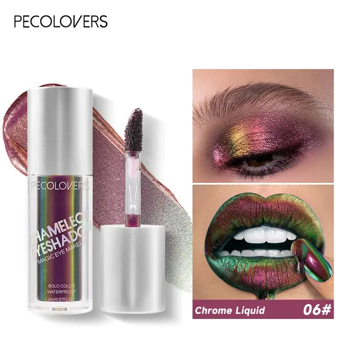 Pigments de changement de vitesse multi-chromes fard à paupières liquide caméléon Pigments de fard à