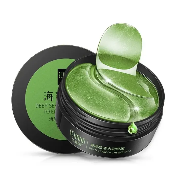 Masque pour les yeux réparateur à l'acide hyaluronique doré