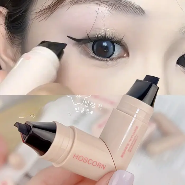 Tampon Eyeliner intégré à Double aile imperméable
