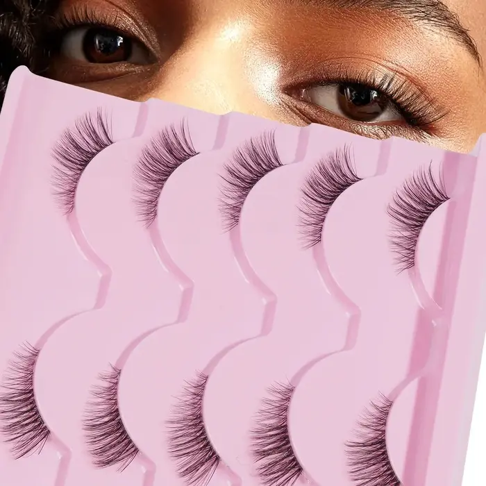 MAGEFY 5 paires demi faux cils Manga