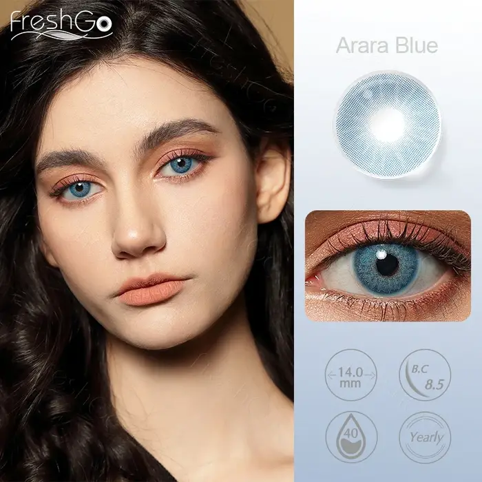 Haute qualité! Freshgo lentilles de Contact de couleur naturelle pour les yeux