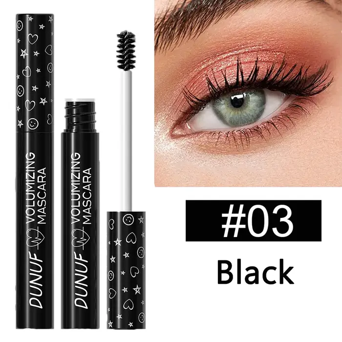 Mascara bouclé coloré imperméable à l'eau séchage rapide Extension de cils