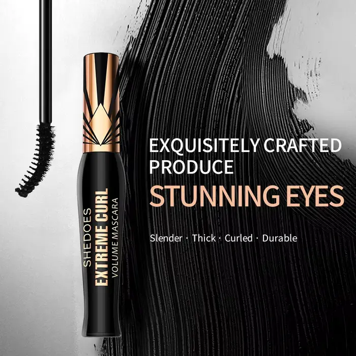Mascara volumateur et bouclant