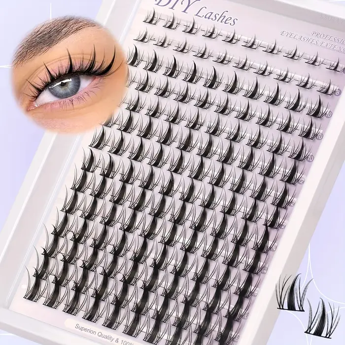 140 bouquets d'extensions de cils super volumineuses à faire soi-même