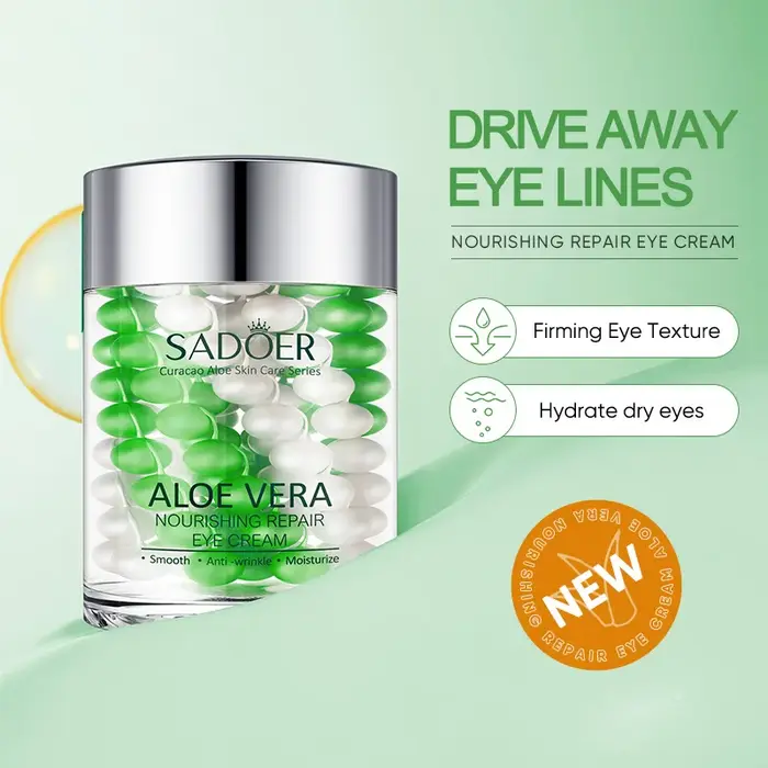 SADOER Aloe Vera crème pour les yeux Anti cernes sacs