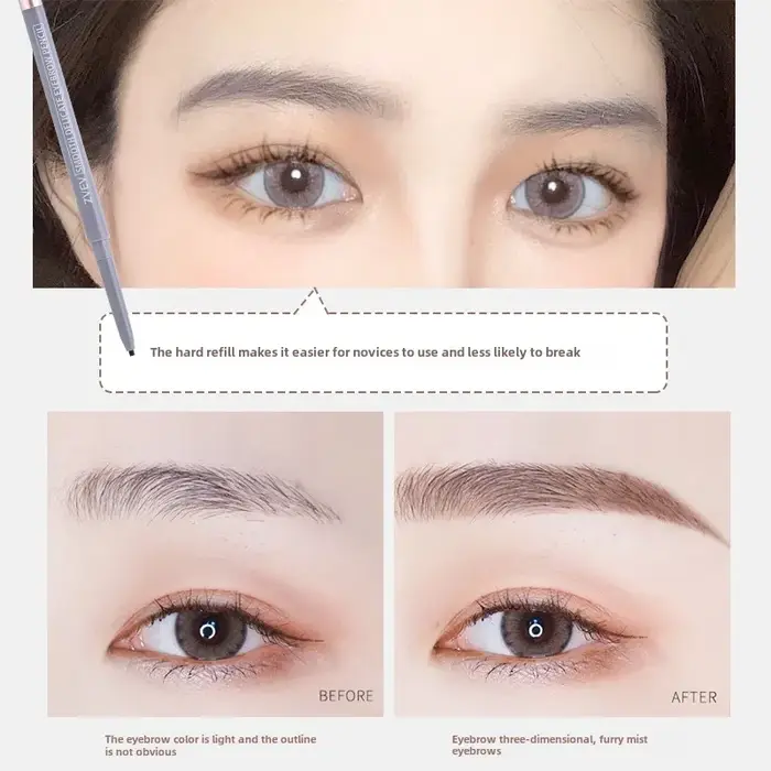Crayon à sourcils double embout