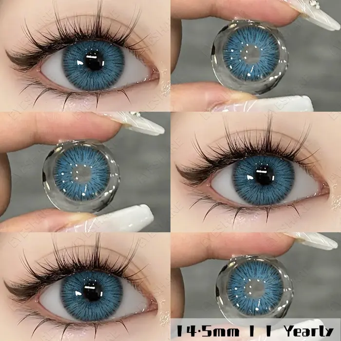 EYESHARE 1 paire de lentilles de contact de couleur naturelle pour les yeux