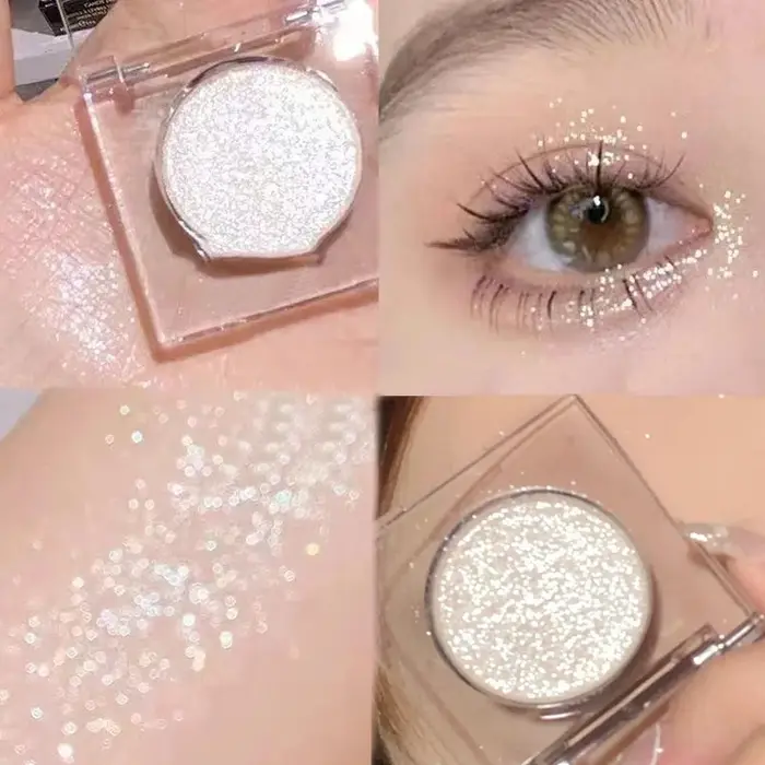 Fard à paupières à paillettes, maquillage éclaircissant pour les yeux, palettes scintillantes imperm