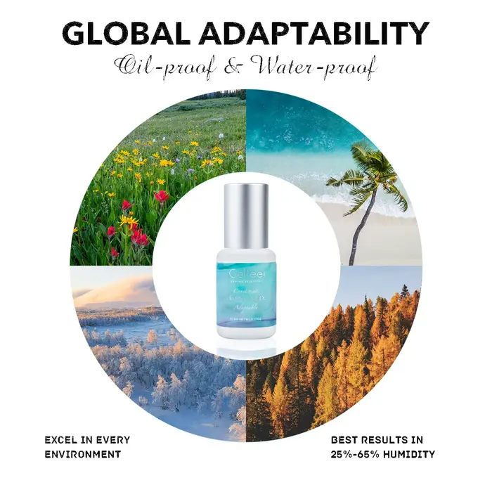 Gollee 0.5s sec global adaptabilité utiliser colle d'extension de cils étanche 6-8 semaines longue r