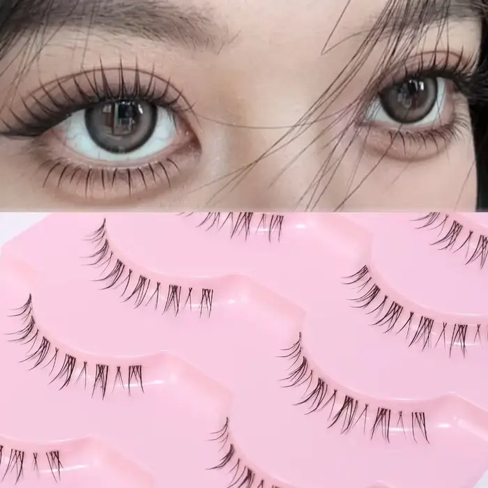 5 paires de cils inférieurs sous