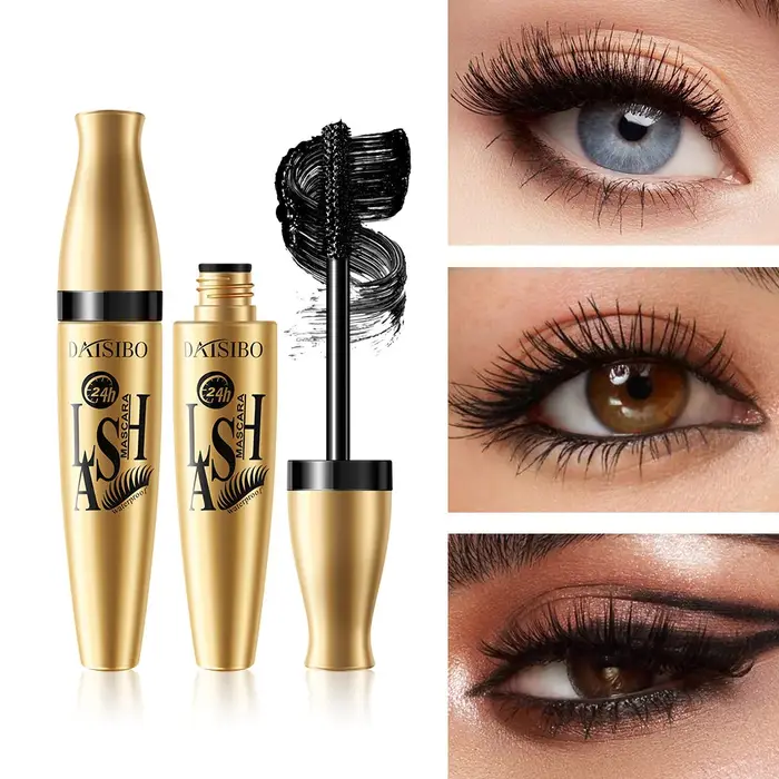 Mascara en Fiber 3D, Extension de cils longs noirs