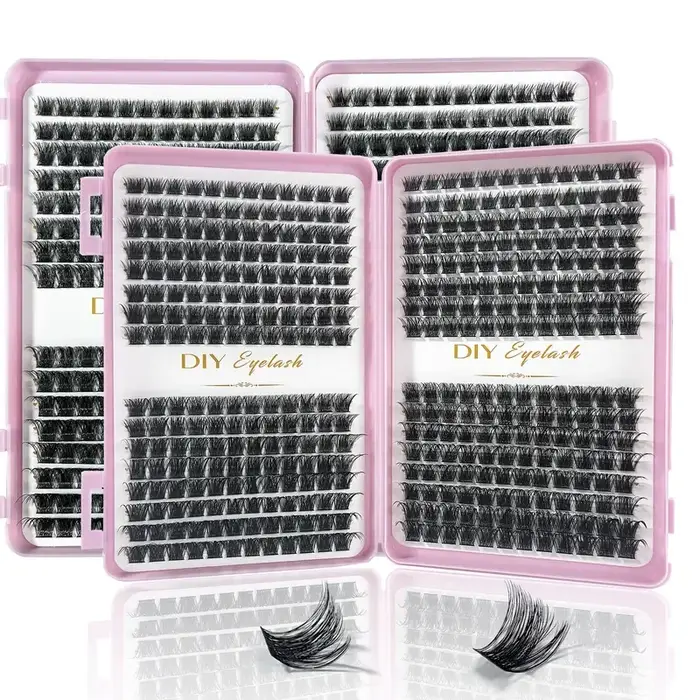 Kit d'extension de cils – Ensembles de cils individuels, D-Curl, plusieurs longueurs, inodore, facil