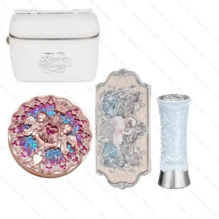 Flower Know Swan Grace Set Swan Ballet Eyeshadow Little Angel Highlight Powder Glow Waterproof Matte