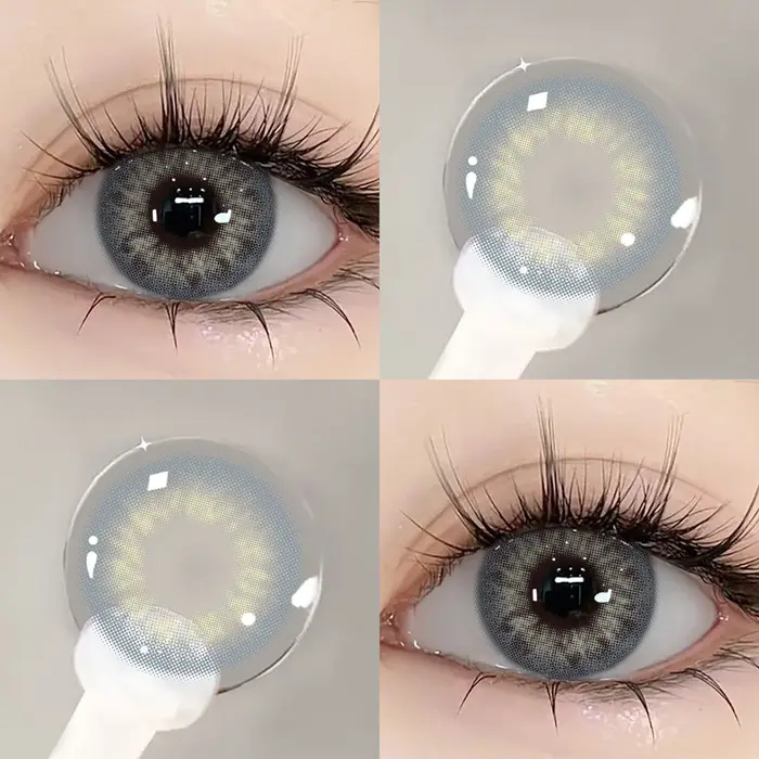 Bio-essence 1 paire de lentilles de Contact de couleur pour les yeux
