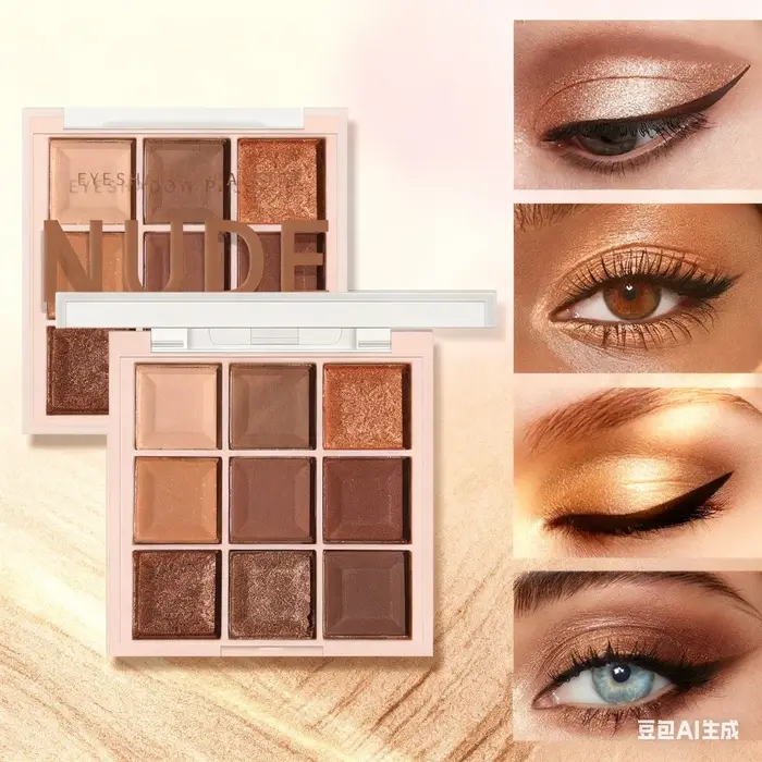 Palette de fards à paupières chocolat