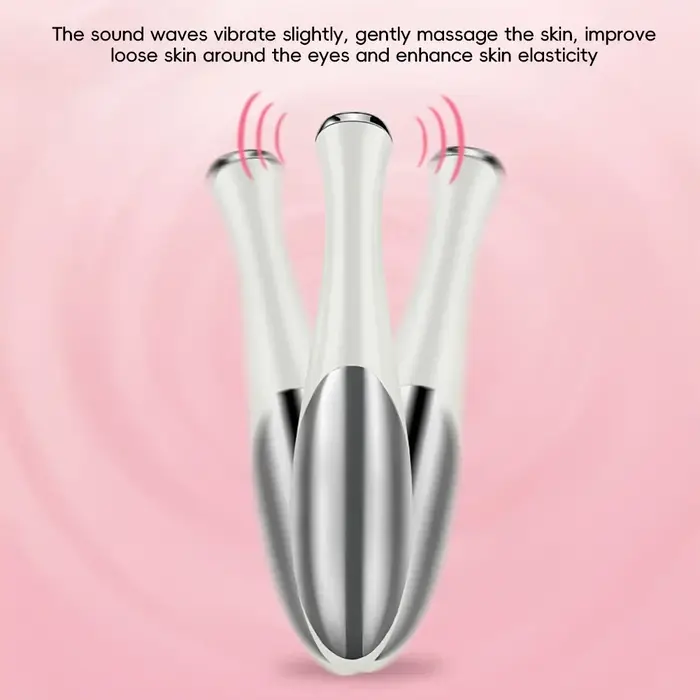Masseur facial électrique, instrument de beauté à infusion ionique pour les yeux, relaxation des yeux, cernes, poches sous les yeux, anti-âge, massage des yeux