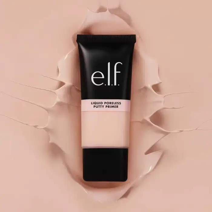 e.l.f. Base de maquillage liquide matifiante effet peau parfaite, texture crème, minimise les pores, contrôle le sébum, cosmétiques pour une peau impeccable
