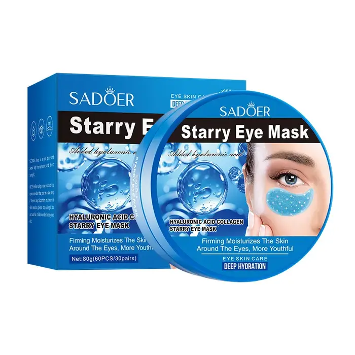 Masque pour les yeux Collagen Starry Sky, contenant du collagène, de l'hyaluronate de sodium et d'au