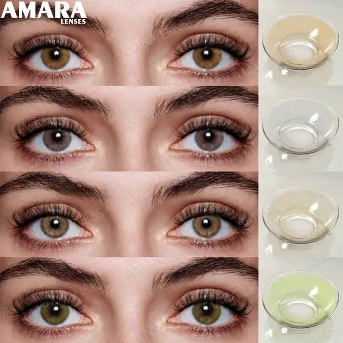 AMARA 1 paire de lentilles de Contact de couleur