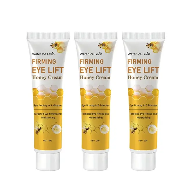 La crème pour les yeux au miel éclaircit les cernes