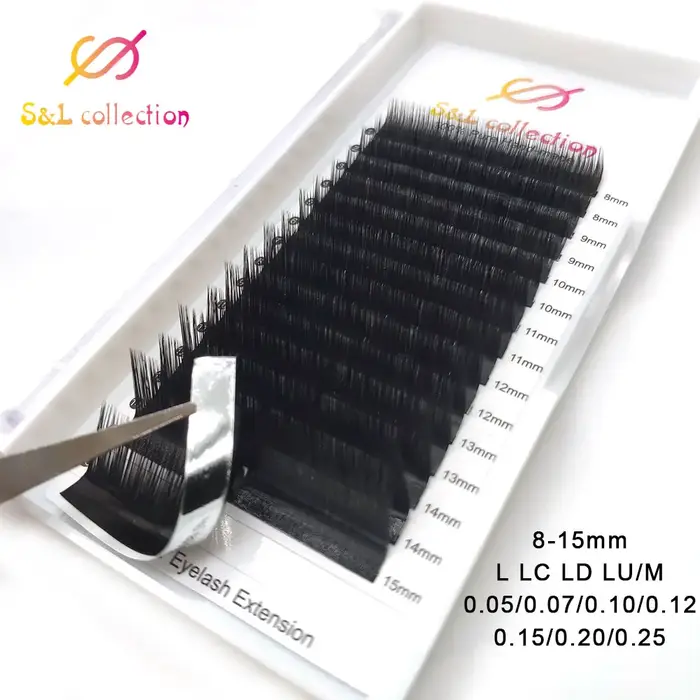 Nouveau arrivé 0.05/0.07 L/LC/LD/LU 1 pièces volume de cils magiques facile à fabriquer effet éventail faux