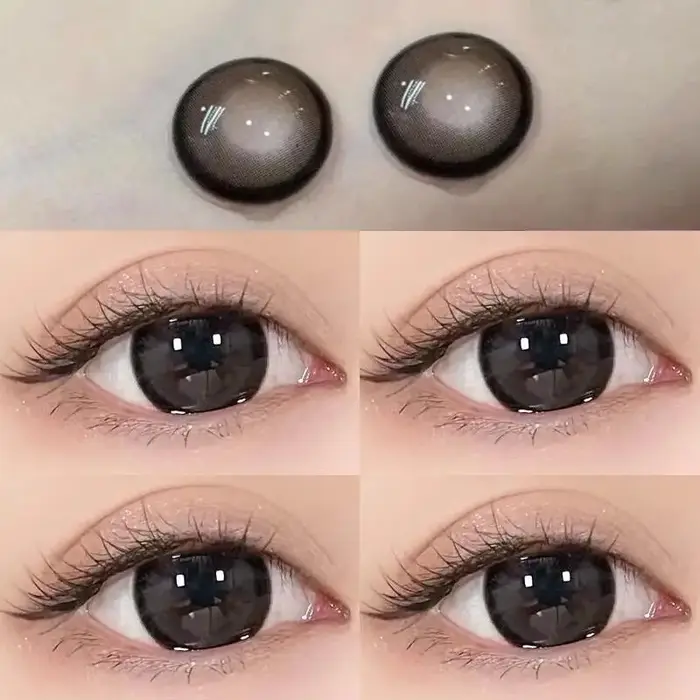 Lentilles de Contact pour myopie pour les yeux, Prescription de couleur, Parkas pour élèves coréens,