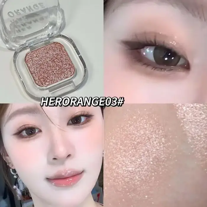 Palette de fards à paupières rouge marron Palette de maquillage multifonctionnelle soyeux mat corail