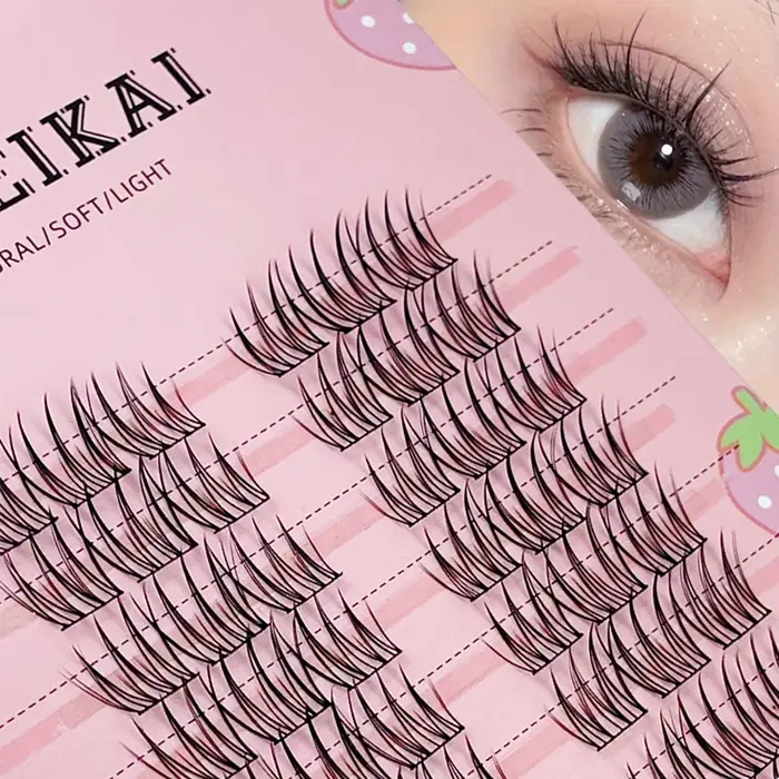 60 bouquets de faux cils - Aspect naturel